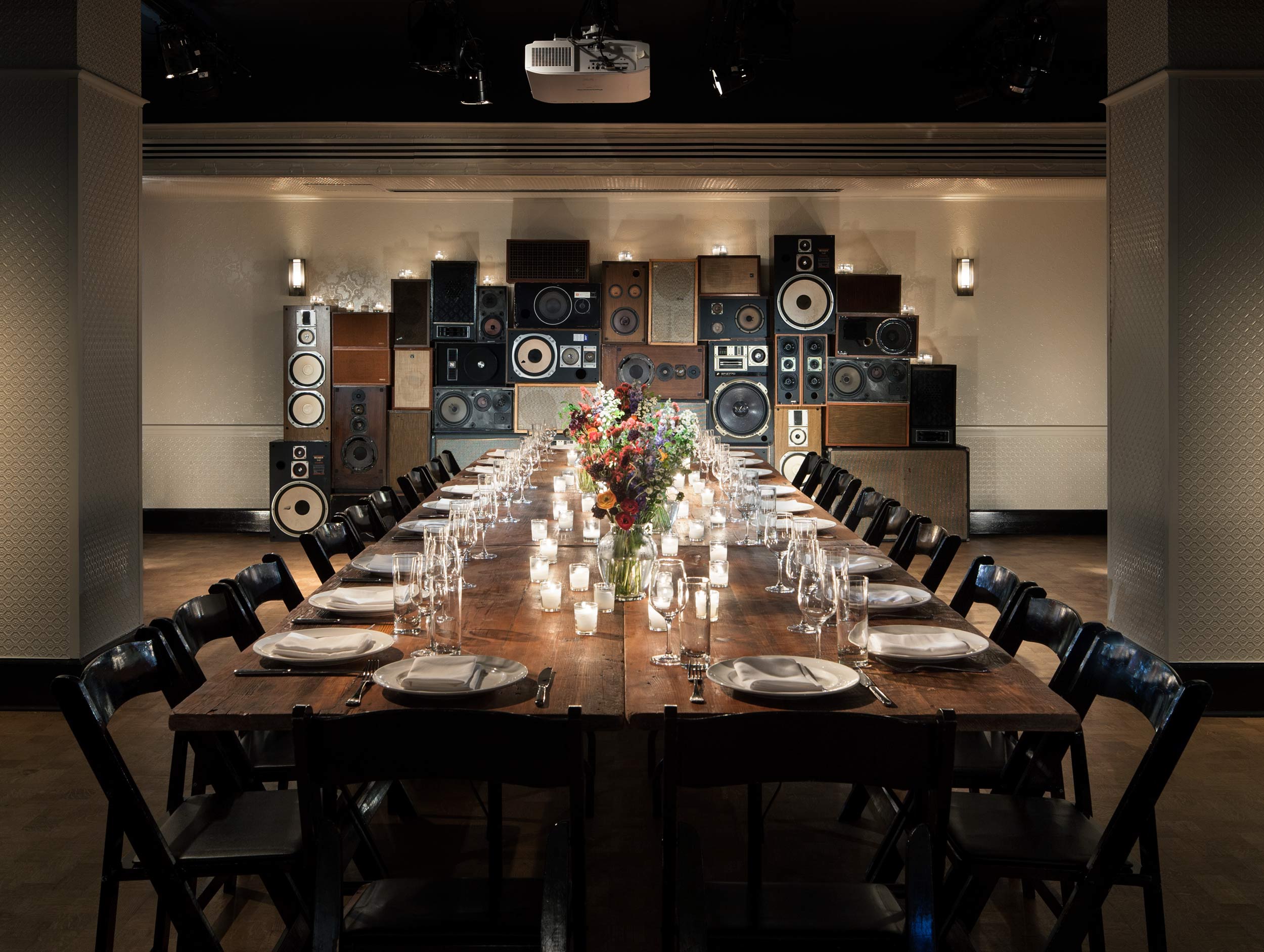 Large Private Dining Event Space at Hall In the Ace Hotel New York